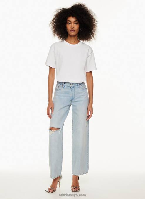 オーガニックコットン ストレートレッグ バギー ジーンズ P2L807996 Aritzia The 90S Danny Hi-Rise Baggy Jeans