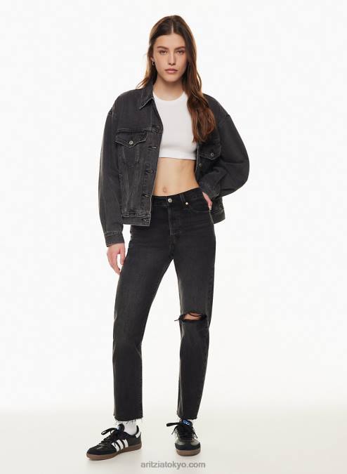ハイウエストストレートジーンズ P2L808017 Aritzia Wedgie Straight Jean