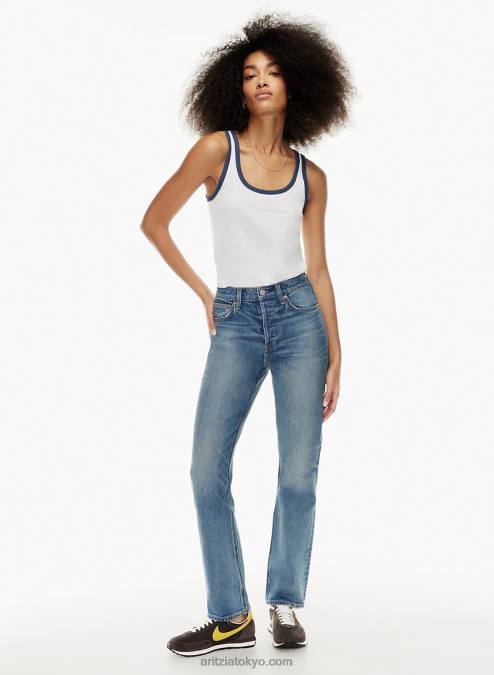 ハイライズ ストレート ジーンズ P2L808060 Aritzia The Arlo High Rise Straight