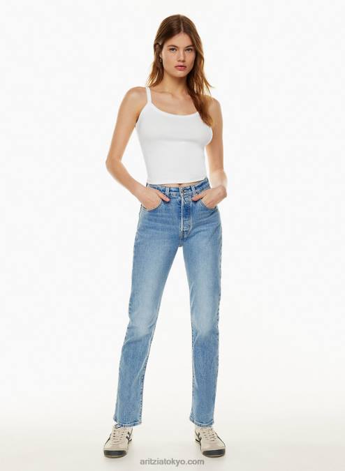 ハイウエストストレートジーンズ P2L808160 Aritzia 501 Jeans