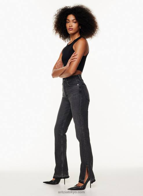 ハイライズ スプリットヘム ジーンズ P2L808163 Aritzia Unraveled Two Jeans