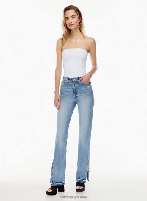 ハイライズ ストレートレッグ ジーンズ P2L808166 Aritzia Unraveled Two Jean