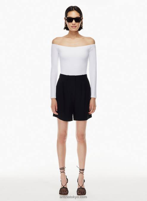 オフショルダーボディスーツ P2L80852 Aritzia Contour Off-Shoulder Longsleeve Bodysuit