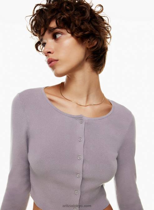 クロップド ボタンアップ カーディガン P2L80891 Aritzia Izzy カーディガン