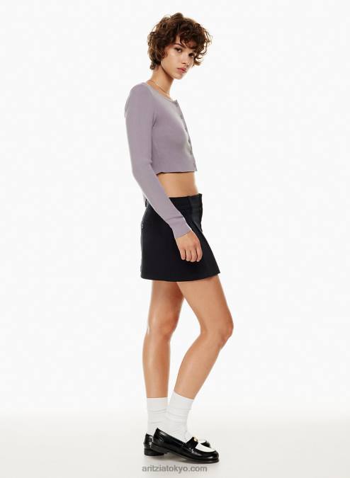 クロップド ボタンアップ カーディガン P2L80891 Aritzia Izzy カーディガン