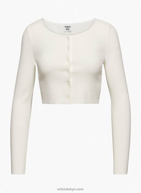 クロップド ボタンアップ カーディガン P2L80892 Aritzia Izzy カーディガン