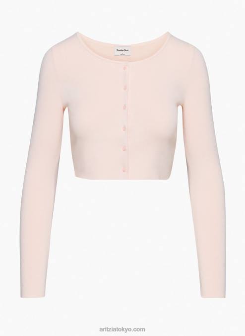 クロップド ボタンアップ カーディガン P2L80894 Aritzia Izzy カーディガン