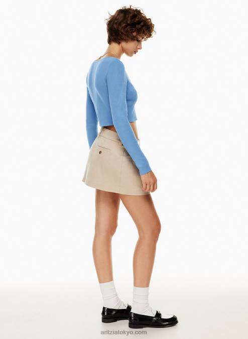 クロップド ボタンアップ カーディガン P2L80895 Aritzia Izzy カーディガン