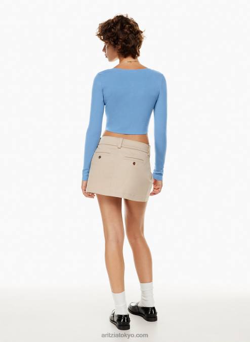 クロップド ボタンアップ カーディガン P2L80895 Aritzia Izzy カーディガン