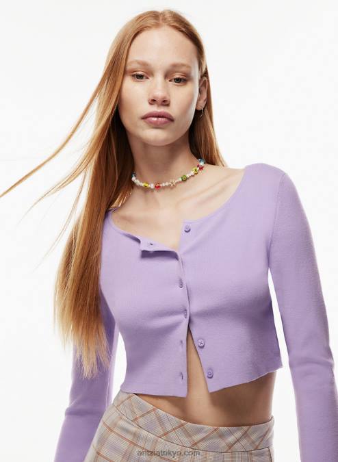 クロップド ボタンアップ カーディガン P2L80896 Aritzia Izzy カーディガン