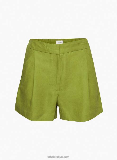 プリーツリネンショーツ P2L809217 Aritzia Fable Linen Short