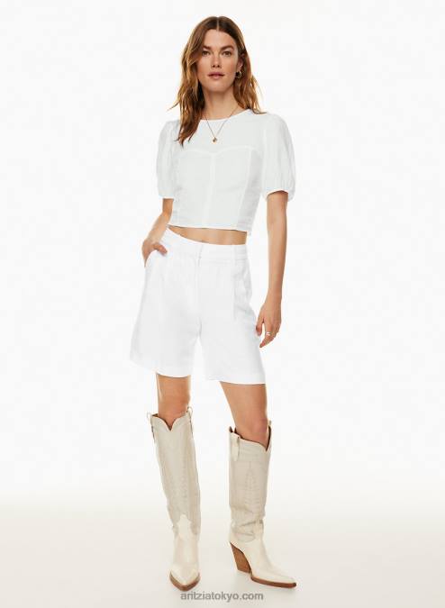 ハイウエスト リネン ショーツ P2L809236 Aritzia The Effortless Linen Shorts