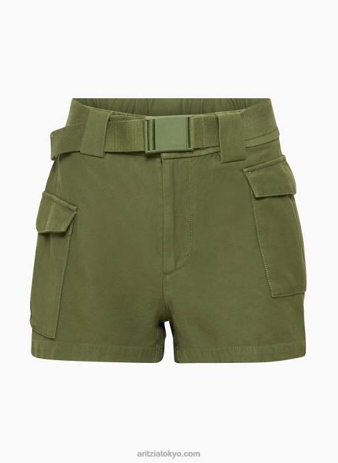 ハイライズ ベルト付きカーゴショーツ P2L809362 Aritzia Curtis カーゴショーツ