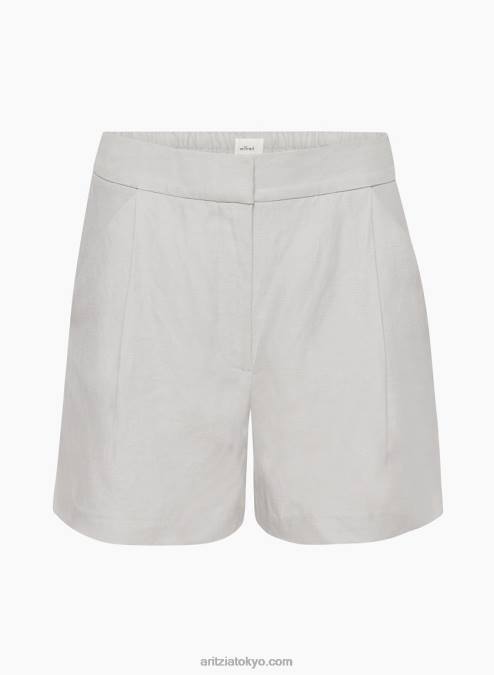 プリーツリネンショーツ P2L809425 Aritzia Fable Linen Short