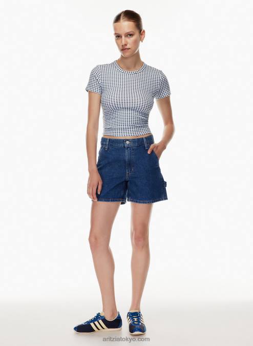 ミッドライズ デニム カーゴショーツ P2L809491 Aritzia Demo Jean Shorts
