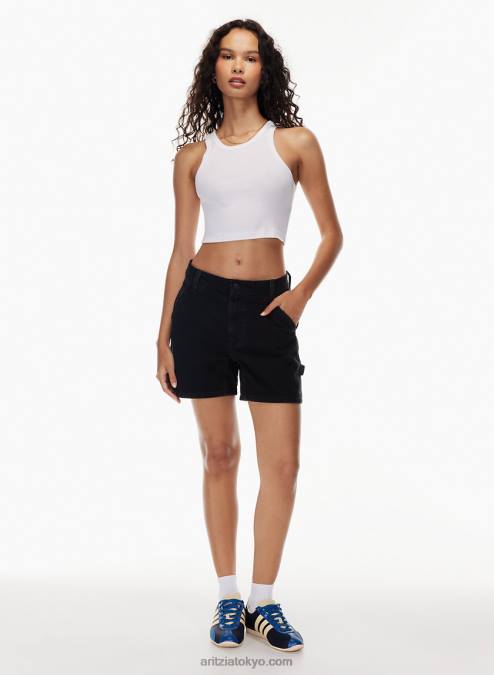 ミッドライズ デニム カーゴショーツ P2L809493 Aritzia Demo Jean Shorts