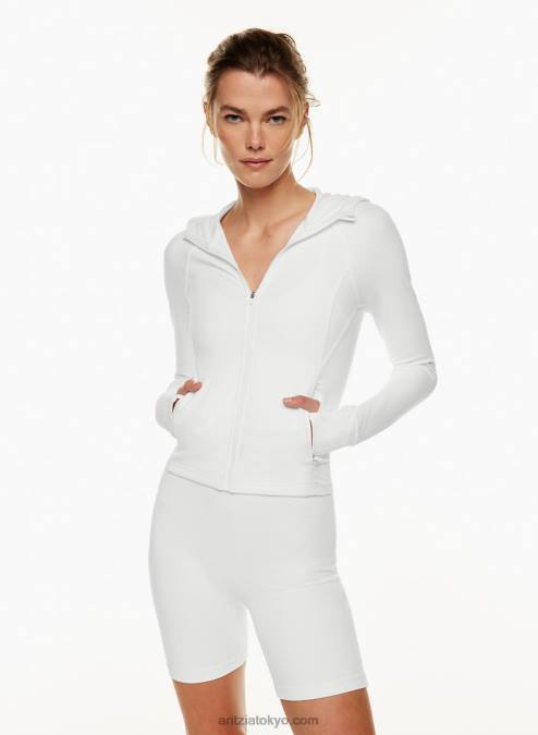 Slim-Fit Zip-Up Hoodie P2L80940 Aritzia Tna Swan Zip Hoodie
