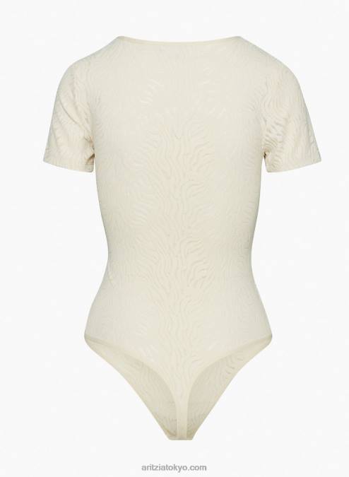 Tシャツ レースボディスーツ P2L801396 Aritzia Shapelace Crew Bodysuit