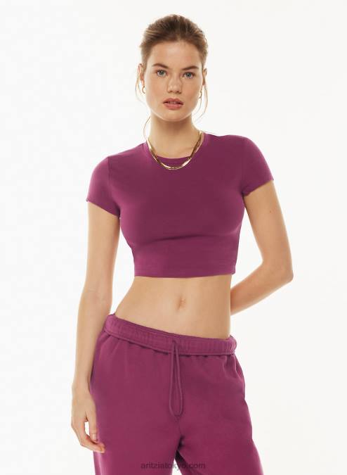 Aritzia Chill Ortiz クロップド クルーネック Tシャツ P2L80336
