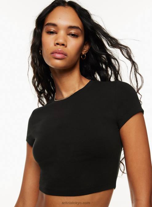 Aritzia Chill Ortiz クロップド クルーネック Tシャツ P2L80337