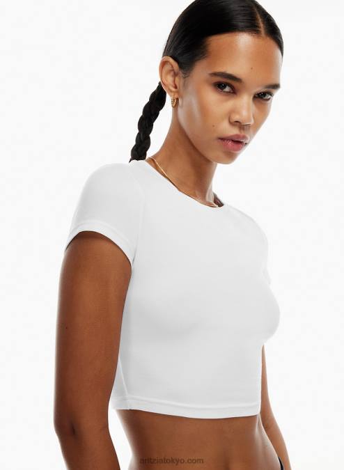 Aritzia Chill Ortiz クロップド クルーネック Tシャツ P2L80338