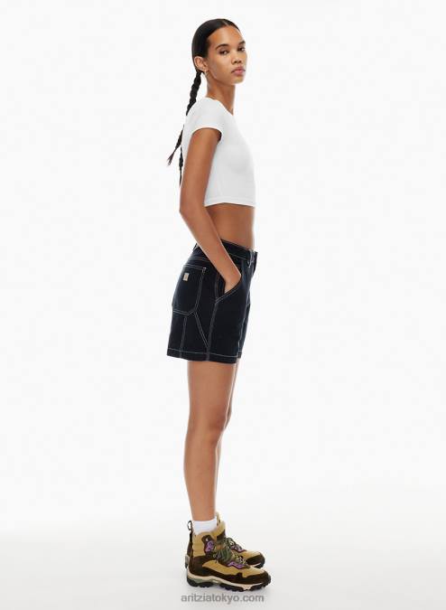 Aritzia Chill Ortiz クロップド クルーネック Tシャツ P2L80338