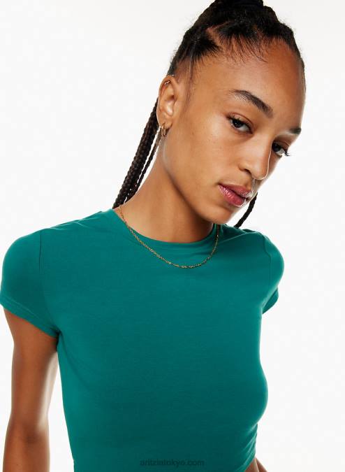 Aritzia Chill Ortiz クロップド クルーネック Tシャツ P2L80341