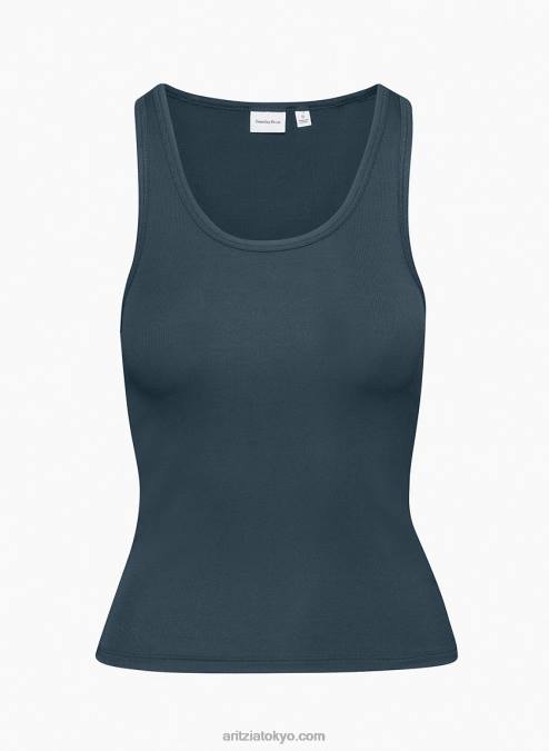 リブ スクープネック タンク P2L801028 Aritzia Venti タンク