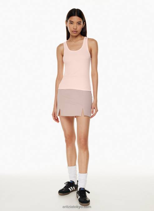 リブ スクープネック タンク P2L801029 Aritzia Venti タンク