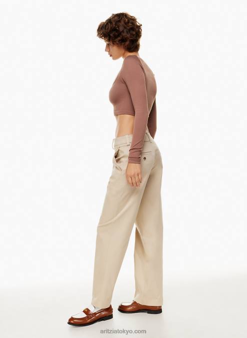 シームレス クロップド ロングスリーブ P2L801069 アリツィア シームレス リブケージ ロングスリーブ