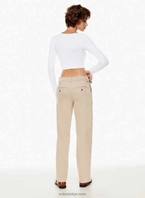 シームレス クロップド ロングスリーブ P2L801070 Aritzia シームレス リブケージ ロングスリーブ