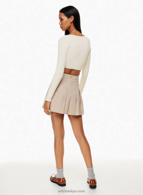 シームレス クロップド ロングスリーブ P2L801071 Aritzia シームレス リブケージ ロングスリーブ