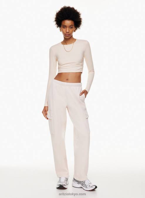 シャーリング クロップド ロングスリーブ P2L80120 Aritzia Chill Malibu クロップド ロングスリーブ