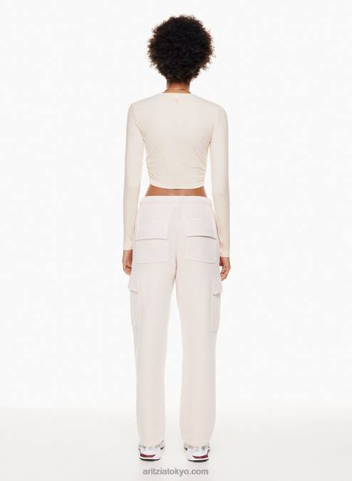 シャーリング クロップド ロングスリーブ P2L80120 Aritzia Chill Malibu クロップド ロングスリーブ