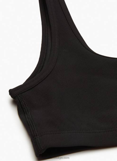 スクープネックブラトップ P2L801206 Aritzia Tnaslick Rib Mini Bra Top
