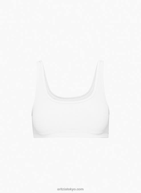 スクープネックブラトップ P2L801208 Aritzia Tnaslick Rib Mini Bra Top