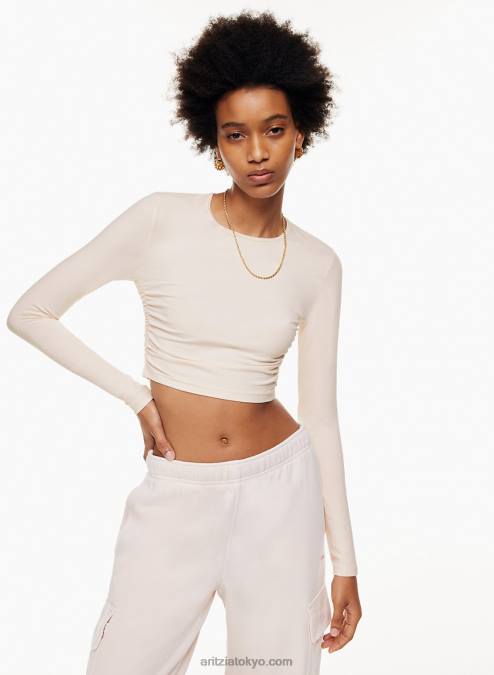 シャーリング クロップド ロングスリーブ P2L80121 Aritzia Chill Malibu クロップド ロングスリーブ