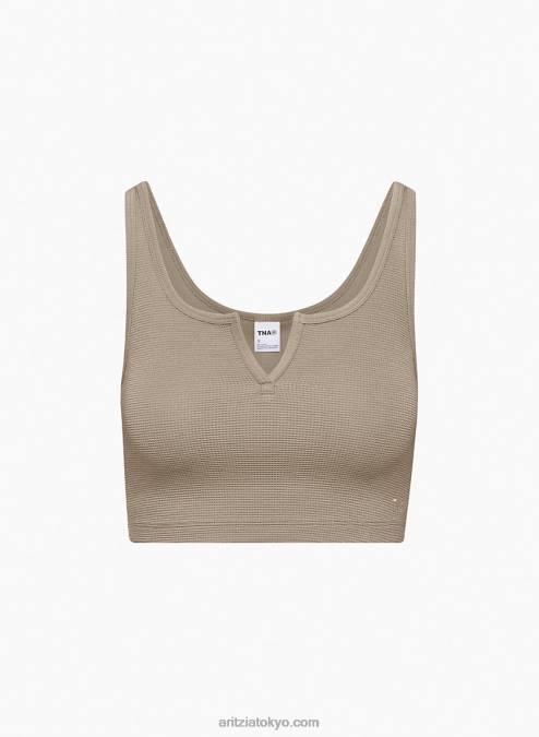 ワッフルニット サーマル タンクトップ P2L801217 Aritzia Wafflex Notch Tank