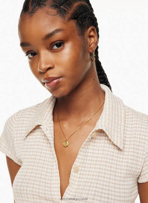 半袖ボタンアップシャツ P2L801401 アリツィア プルーデンス Tシャツ