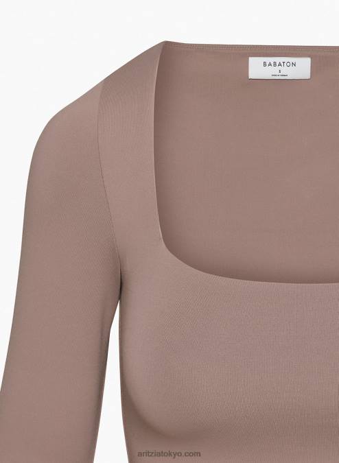 スクエアネック ロングスリーブ P2L801420 Aritzia Contour Squareneck Longsleeve