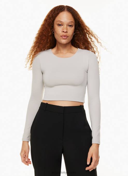 クロップド クルーネック ロングスリーブ P2L801473 Aritzia Contour Crew クロップド ロングスリーブ