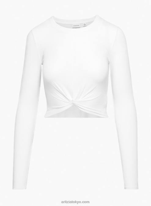 クロップド クルーネック ロングスリーブ P2L80150 Aritzia Wiltern ロングスリーブ