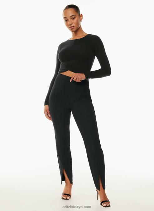 クロップド クルーネック ロングスリーブ P2L80151 Aritzia Wiltern ロングスリーブ