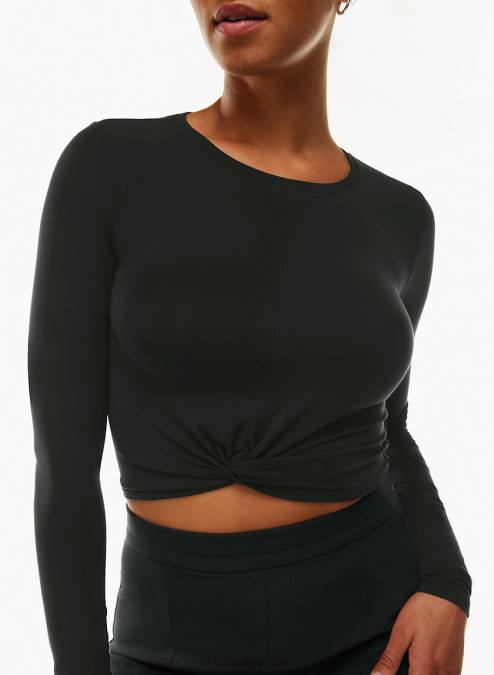 クロップド クルーネック ロングスリーブ P2L80151 Aritzia Wiltern ロングスリーブ
