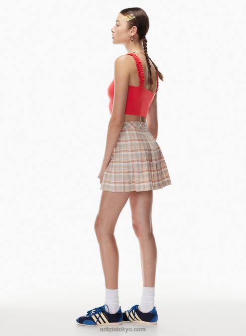 クロップド リブ タンクトップ P2L801525 Aritzia Firecracker Tank