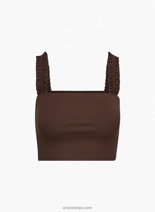 クロップド リブ タンクトップ P2L801526 Aritzia Firecracker Tank