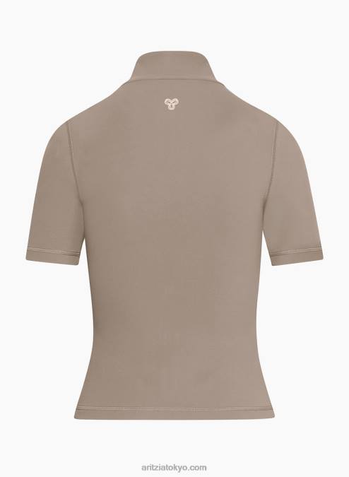 モックネック ジップアップ ジャケット P2L801564 Aritzia Tna Limit Shortsleeve Zip-Up