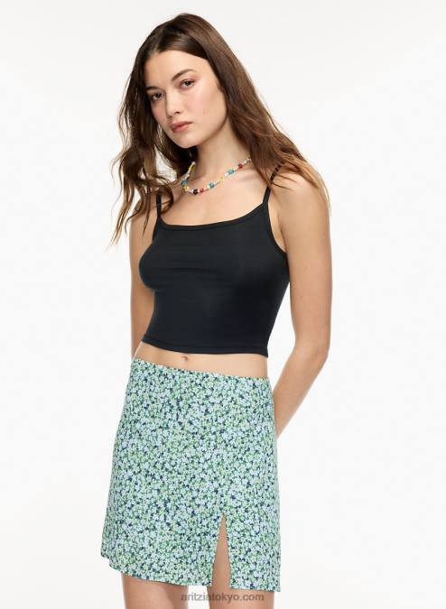 クロップド リブ タンクトップ P2L801613 Aritzia Camille タンクトップ