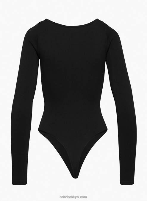 シームレス スクエアネック ボディスーツ P2L801629 Aritzia シームレス スクエアネック ロングスリーブ ボディスーツ