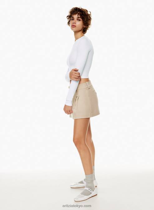 シームレス クロップド ロングスリーブ P2L801724 Aritzia シームレス クルー ロングスリーブ